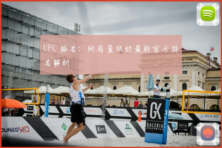 UFC 排名：所有量级的最新官方排名解析